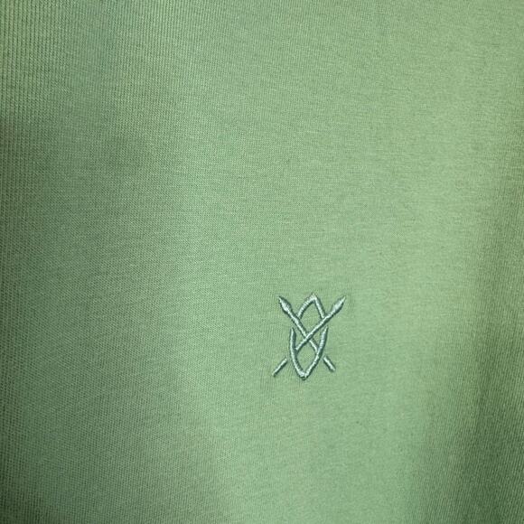 Daily Paper Rib Green T Shirt Green Short Sleeve Logo Men's L - Picture 4 of 9